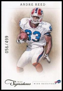 2011 Panini Prime Signatures 4 Andre Reed